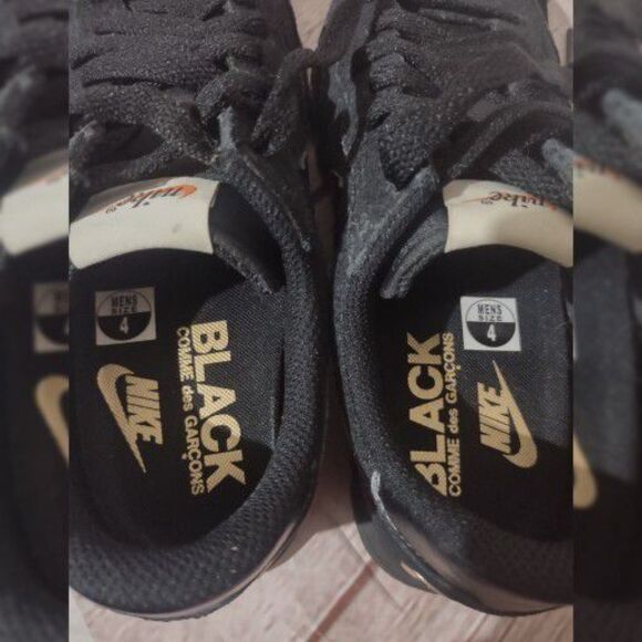 Nike Limited Edition CDG Air Pegasus 83 Gold Size 4 - Picture 3 of 10